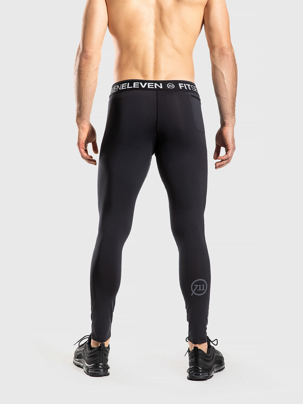 Mens Tech Leggings Black