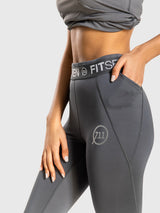 WOMANS HIGH WAISTED LEGGINGS GREY